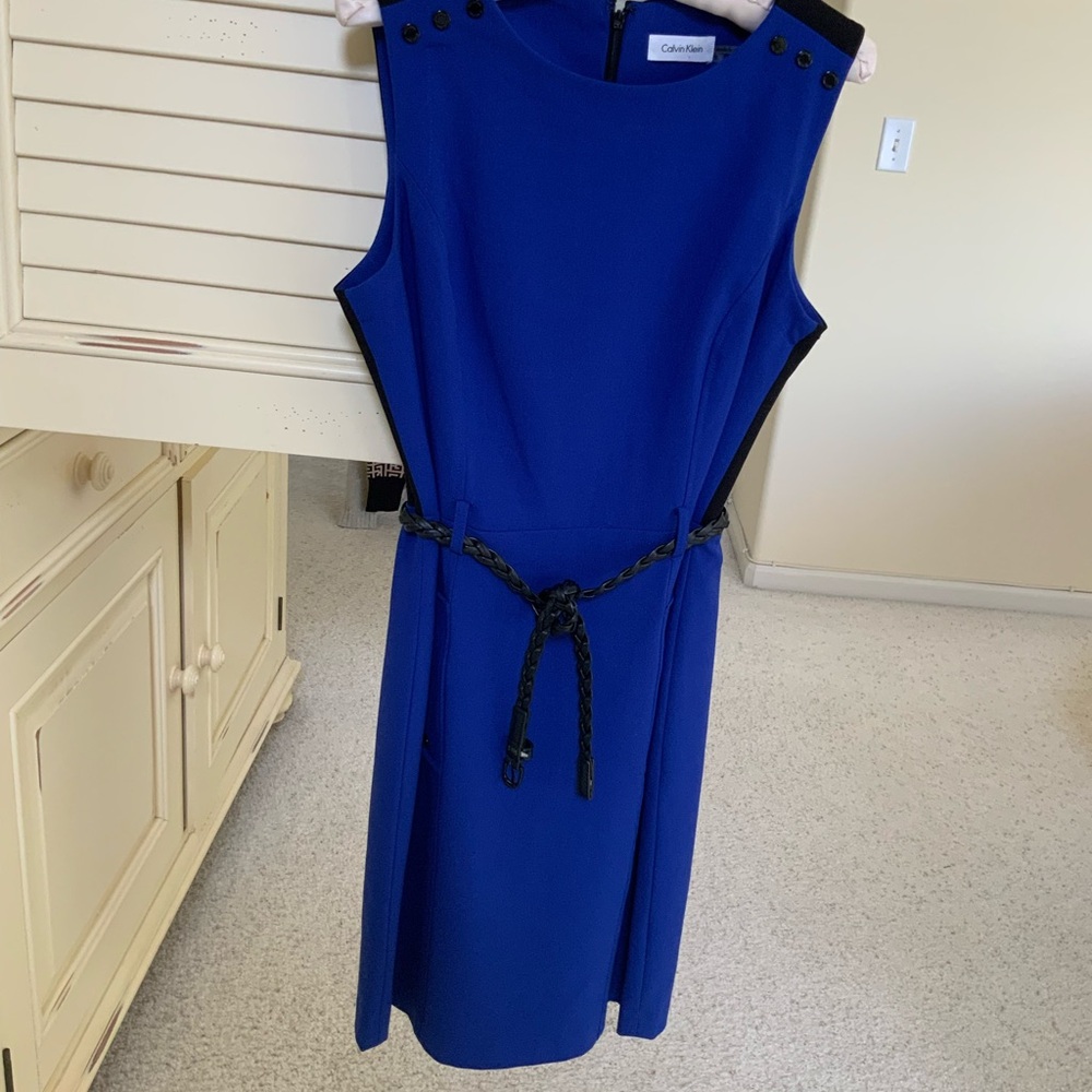 Calvin Klein Women's Blue Dress